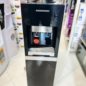 آبسردکن یخچال دار ایستاده گوسونیک مدل GWD-521 عرضه شده در زیو مارکت جوانرود با سه خروجی آب و طراحی مدرن