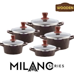 سرویس قابلمه ۱۰ پارچه زیو مدل Zio-7180