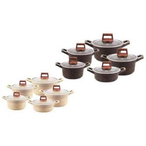 سرویس قابلمه ۱۰ پارچه زیو مدل Zio-7160