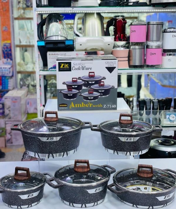 سرویس قابلمه ۱۰ پارچه زیو مدل Zio-7140 - تصویر 7
