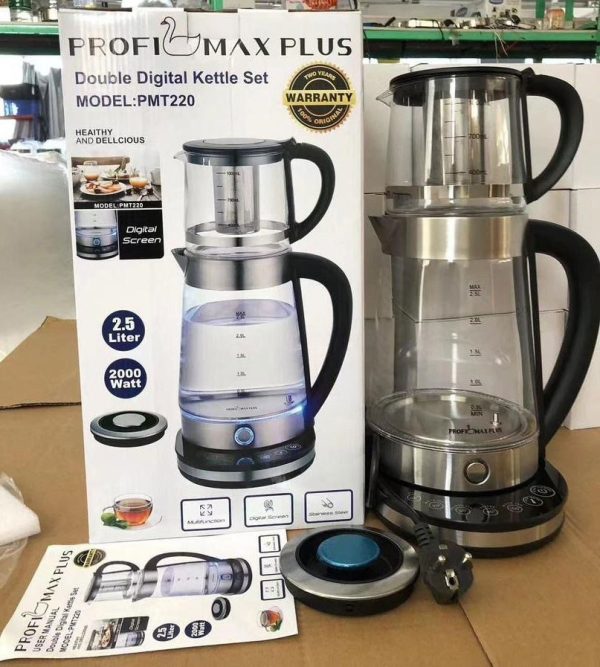 چای‌ساز PROFI MAX PLUS-PMT220 با توان 2200 وات