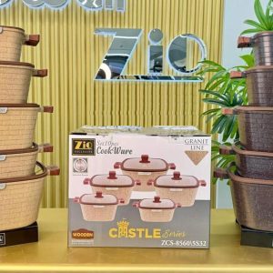 سرویس قابلمه مربع زیو مدل ZCS‑8550