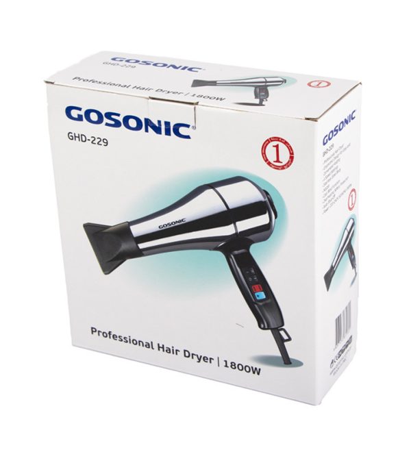 سشوار گوسونیک مدل GHD-229 (توان ۱۸۰۰ وات) - تصویر 2