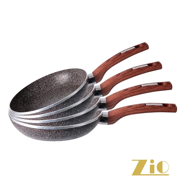 سرویس ماهیتابه 4 پارچه زیو سایز (18,20,22,24) مدل 8125 - تصویر 2