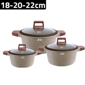 سرویس پخت‌وپز ۶ پارچه Zio مدل ZCS‑8546‑22