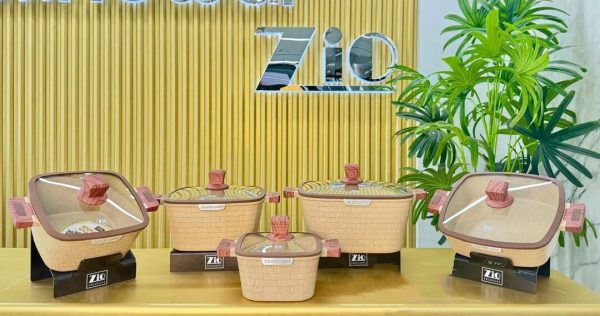 سرویس قابلمه مربع زیو مدل ZCS‑8550 - تصویر 4