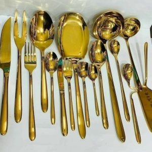 سرویس قاشق چنگال یونیک طرح دونا ۲۴ نفره ۱۲۰ پارچه