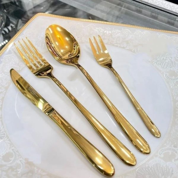 سرویس قاشق چنگال یونیک طرح دونا ۲۴ نفره ۱۲۰ پارچه - تصویر 4