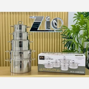 سرویس قابلمه استیل زیو ZCS‑1320