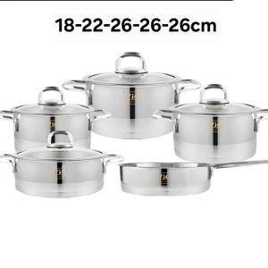سرویس قابلمه استیل زیو مدل ZCS-1340