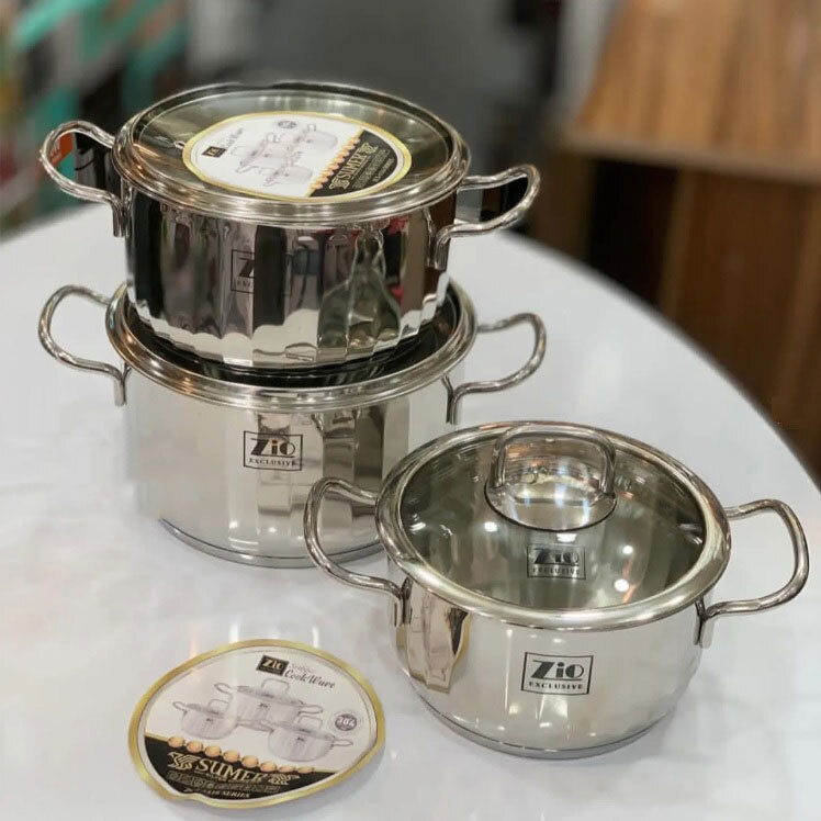 سرویس قابلمه ۶ پارچه زیو سری سامر مدل Zio ZCS-1516 - تصویر 3