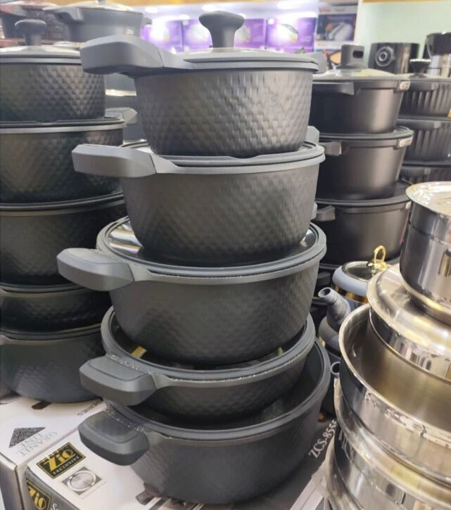 سرویس قابلمه ۱۰ پارچه زیو سری ارکیده مدل Zio ZCS-8640-5S32 - تصویر 7