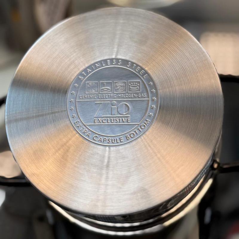 سرویس قابلمه استیل ۸ پارچه زیو مدل Zio 1378/4s26 - تصویر 3